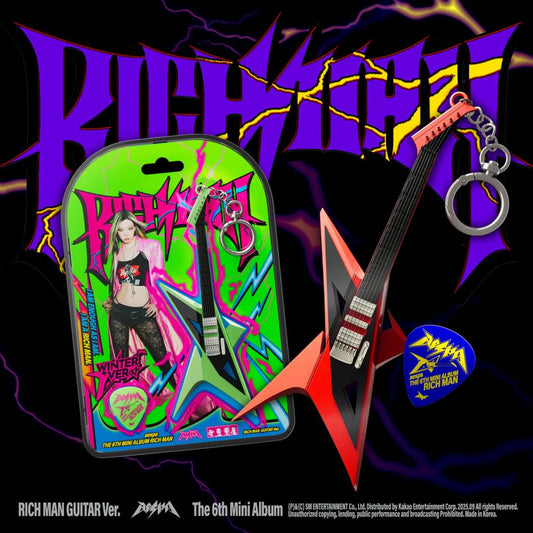 [PREORDER] Aespa - 6th Mini Album [Rich Man] RICH MAN GUITAR Ver. (Smart Album)